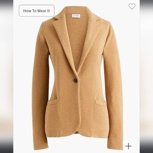 J CREW factory schoolboy blazer. Size S. Camel color.